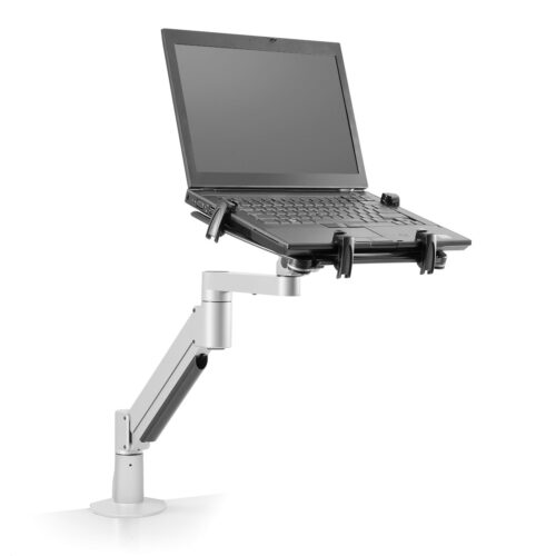 Innovative 7050-SWITCH1000500SR - Laptop + Dual Monitor Mount (Flat White,  Silver, Vista Black)