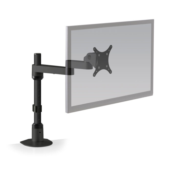 9114-S-FM EURO Series - Articulating Monitor Pole Mount - Image 5