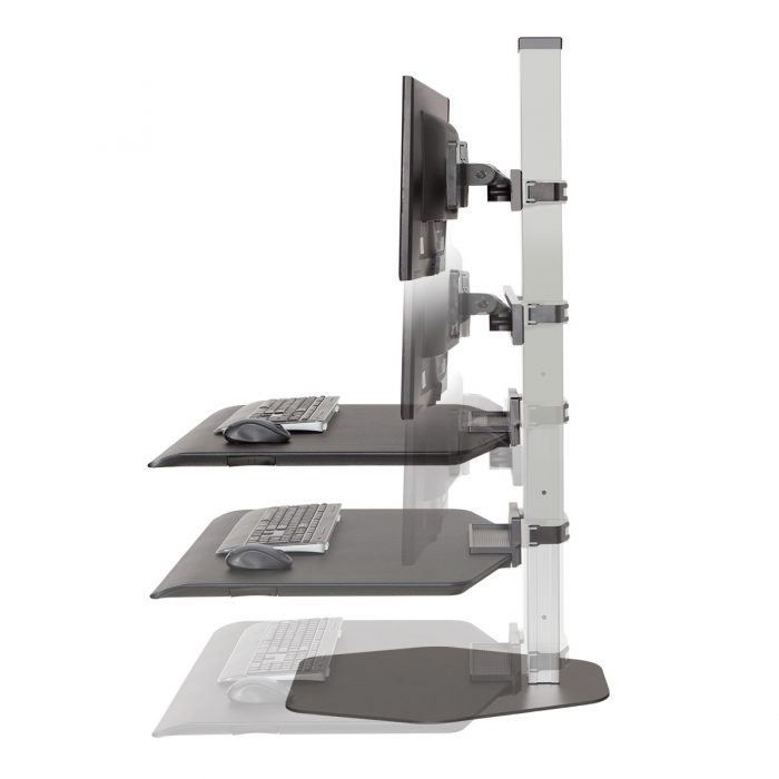 Winston Workstation® Dual Freestanding Sit-Stand - Image 4