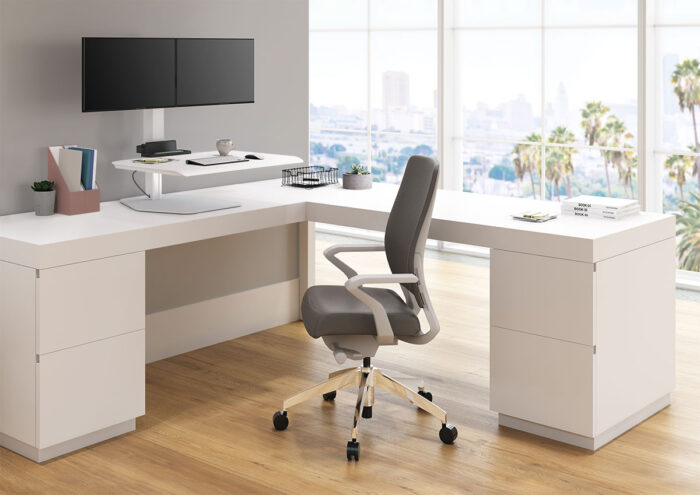 Winston Workstation® Dual Freestanding Sit-Stand - Image 2