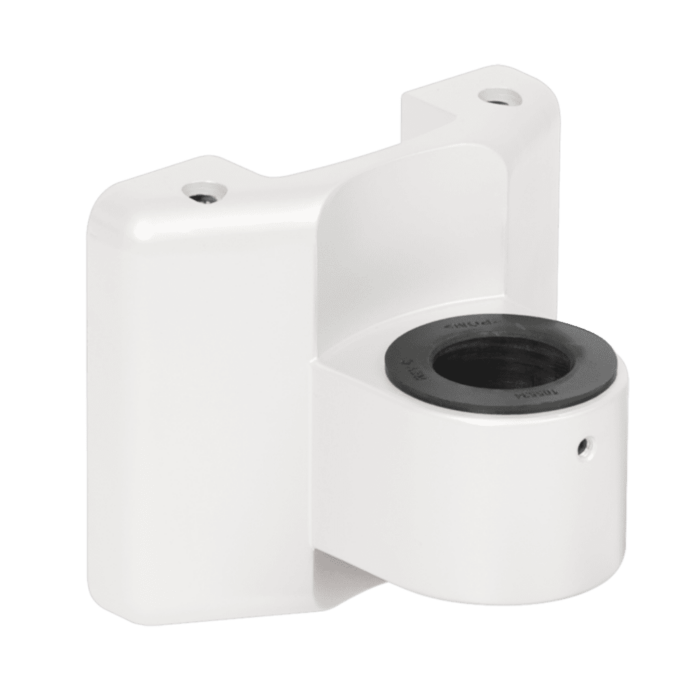 Slatwall mount in white.