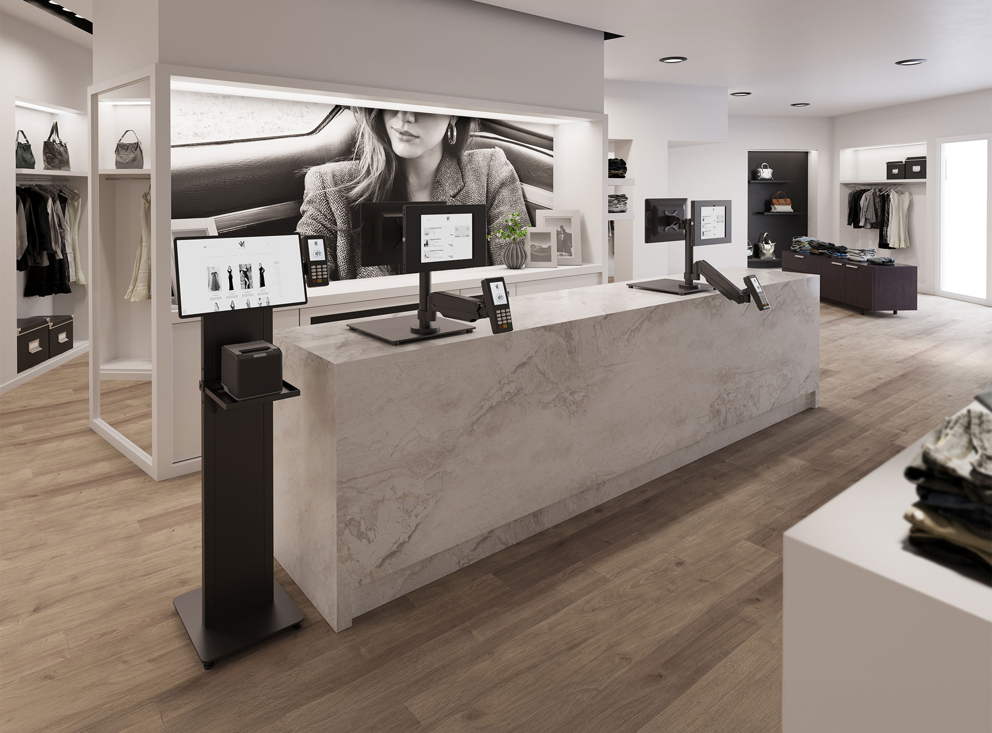 E2-ARM-NT – E2 Height Adjustable Arm - Image 2